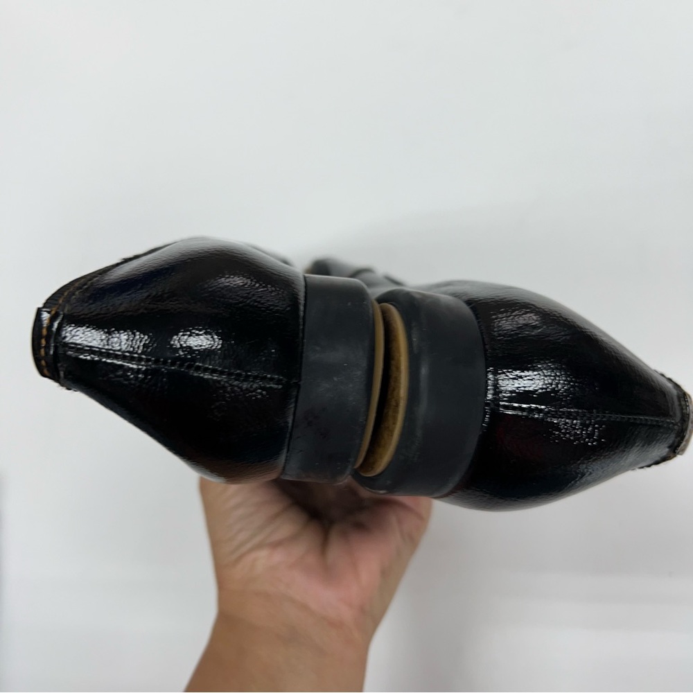 Salvatore Ferragamo Patent Leather Ballet Flat Shoes Size 8.5 - Picture 12 of 15